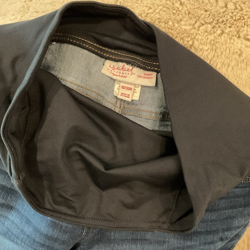 Isabel Maternity by Ingrid & Isabel Dark Blue Skinny Jeans - Picture 3 of 4